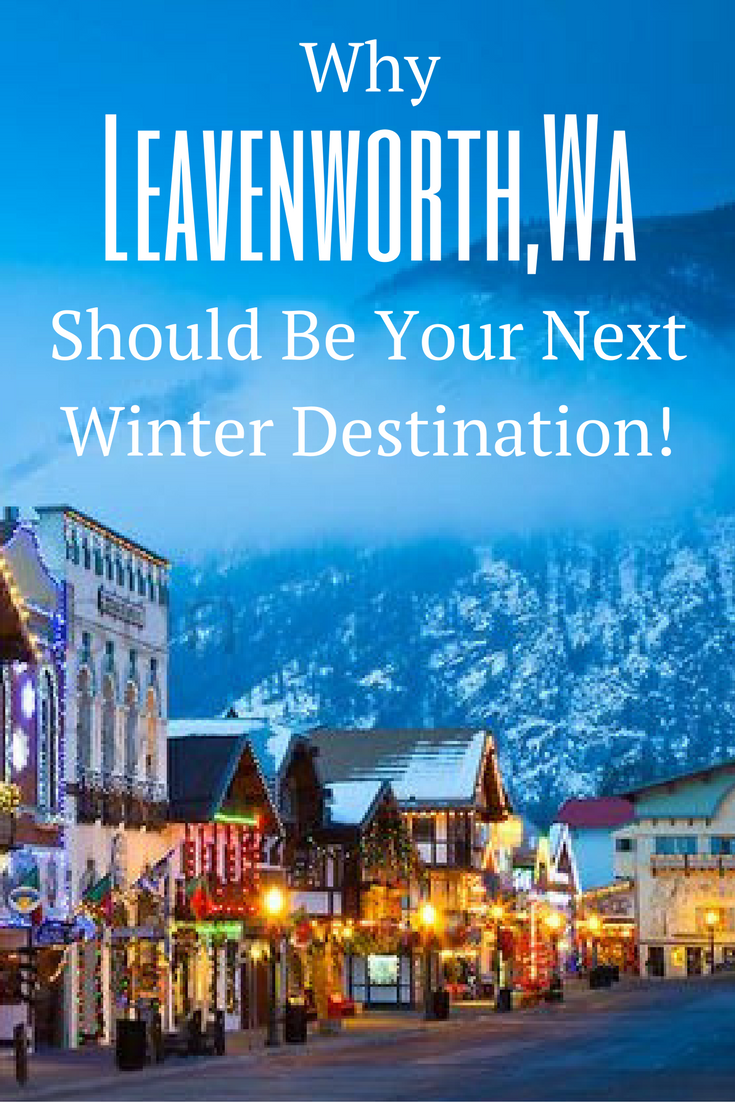 Leavenworth. A hidden town in central Washington-state, built to look like an old German town, and in the winter transforms into the ideal Christmas town!