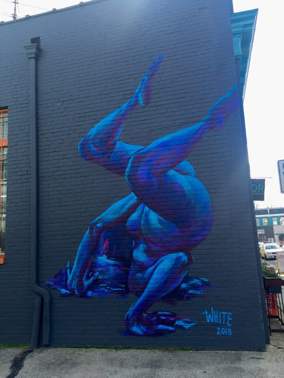 RVA Mural Project Street Art | Packs Light | Breakdancing Oil Paint