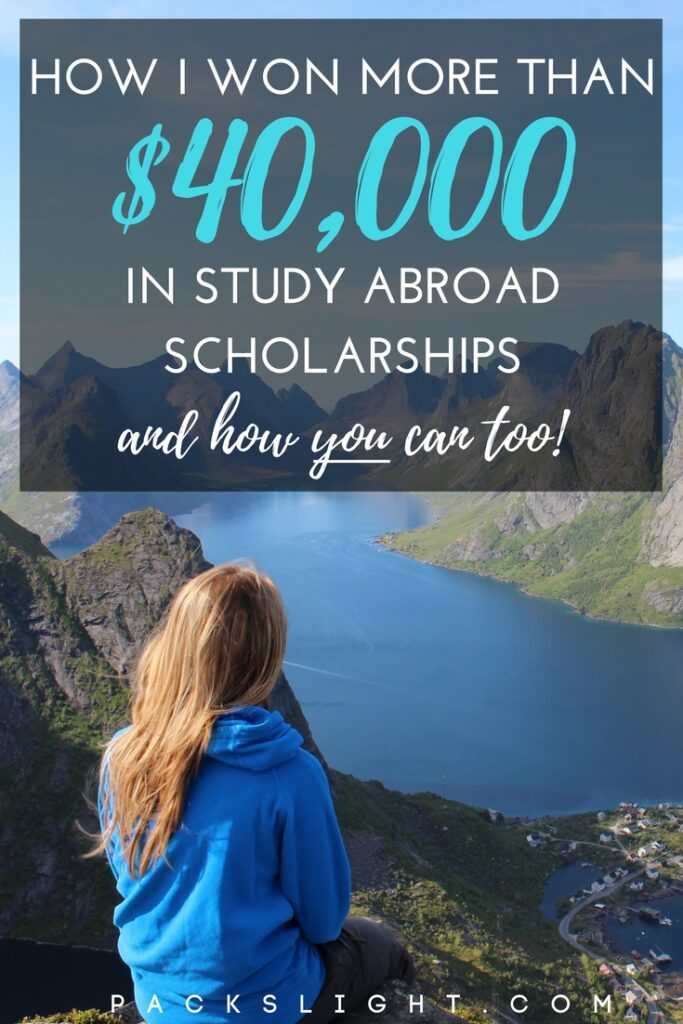 How I won more than $40K in #studyabroad #scholarships, and how you can too!