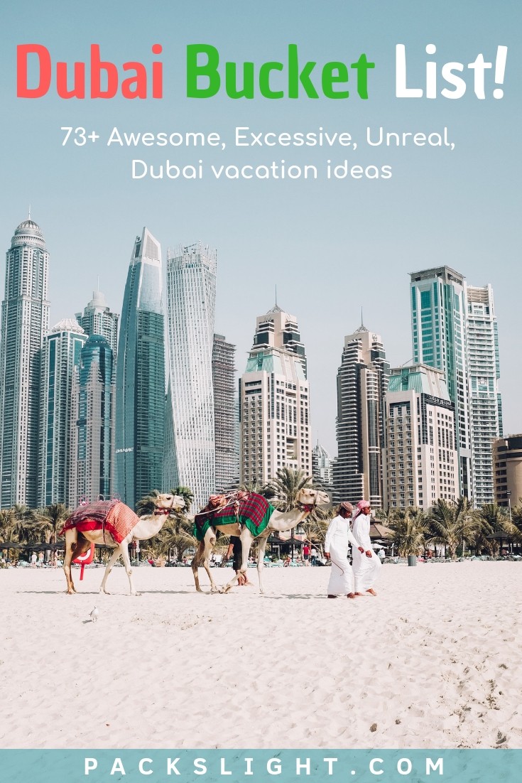 This bucket list is full of exciting ideas to show you the most Dubai has to offer, whether you're there for a year or an extended weekend. #Dubai #ThingsToDoInDubai #MiddleEast