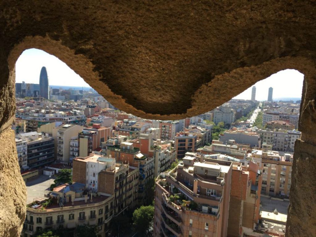 MOTM Jessica - Barcelona from the Sagrada Familia