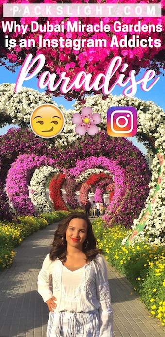 Dubai Miracle Gardens has to be one of the most Instagram-worthy place in all of Dubai! 42 million flowers make it colorful and one-of-a-kind!