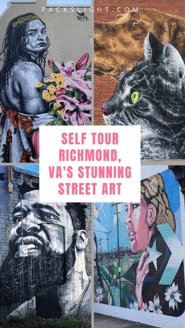 An interactive Google Map to guide you directly to Richmond, Virginia's street art murals, from Carytown to Shockoe Bottom, from Northside to Southside. #richmondva #virginia #tourism #streetart