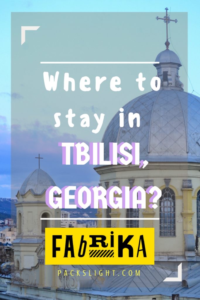 You're going to Tbilisi, Georgia, but still aren't sure where to stay for your budget, young fun, and location? Enter: Fabrika Hostel.