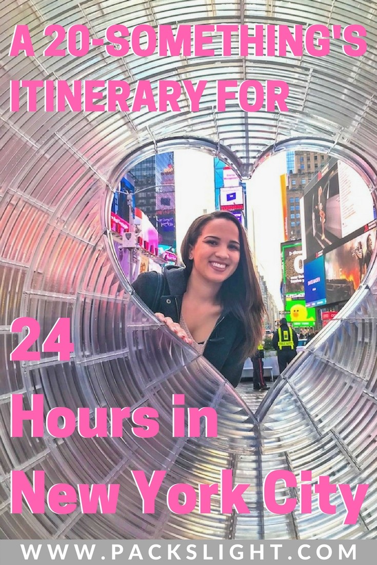 Another itinerary on how to spend 24 hours in New York City, from a 22 year olds perspective!