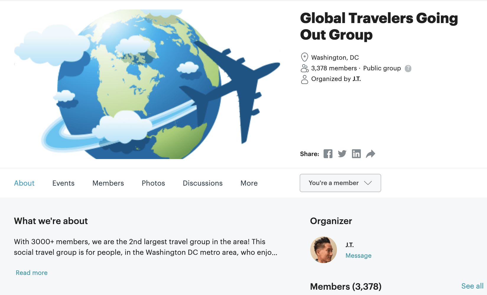 Meetup International Travel Group ss