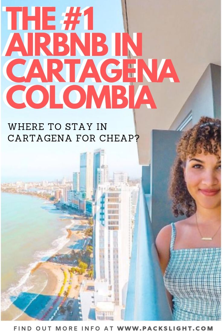 Where should solo female travelers stay in Cartagena? Find out best Airbnb in Cartagena (maybe all of Colombia!) with the best view. #colombia #cartagena #airbnb #wheretostay #solotravel