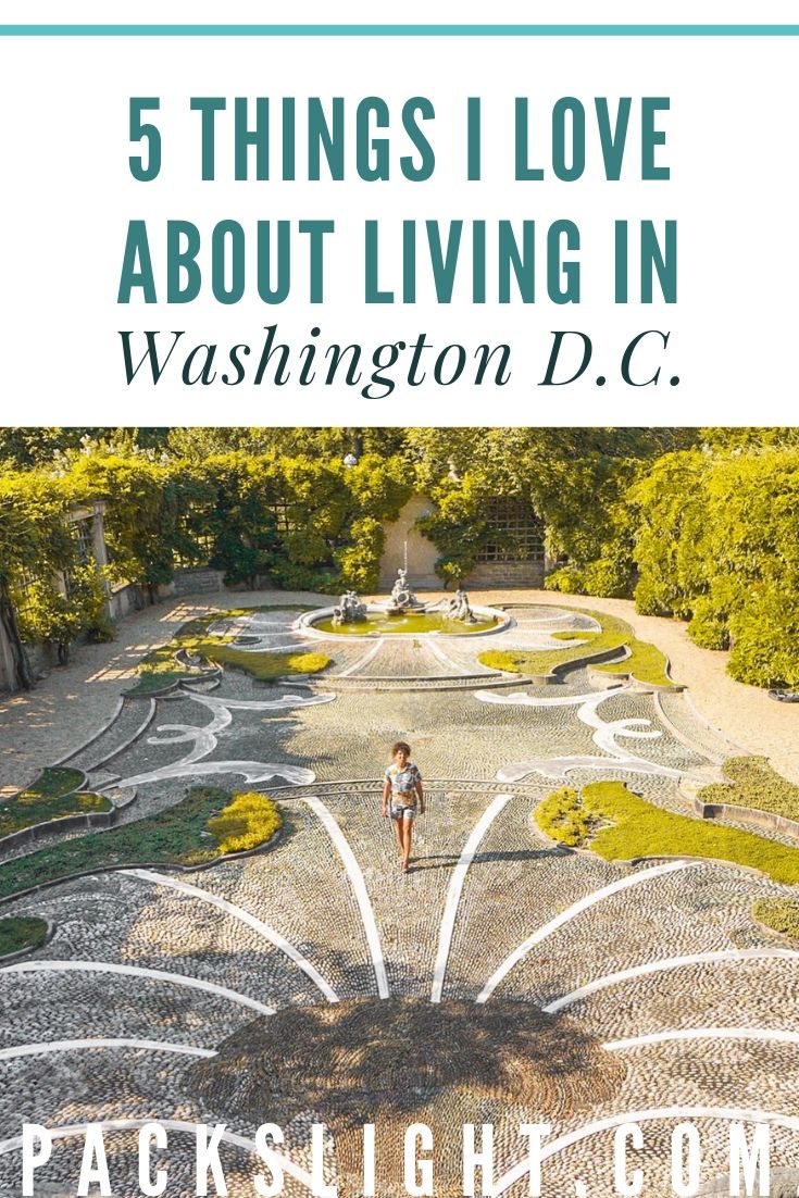 The 5 things I love most about living in Washington D.C. (spoiler alert: it's better than New York City) #washingtondc #eastcoast #traveltips #travel #travelblogger #movingtodc #washingtondctips