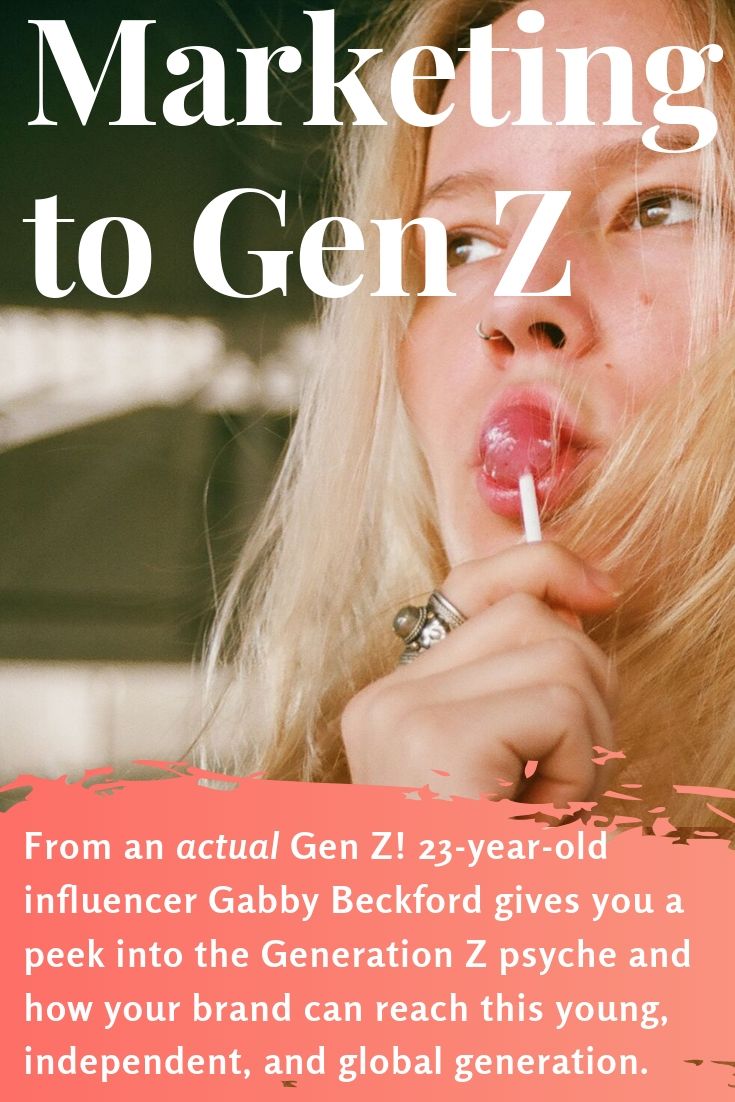 From an actual Gen Z! 23-year-old influencer Gabby Beckford gives you a peek into the Generation Z psyche and how your brand can reach this young, independent, and global generation. #genz #teenagers #marketingtoteens #marketingtips #womeninmarketing #marketingtips #GenerationZ #genztravel #traveltips #travelblogging