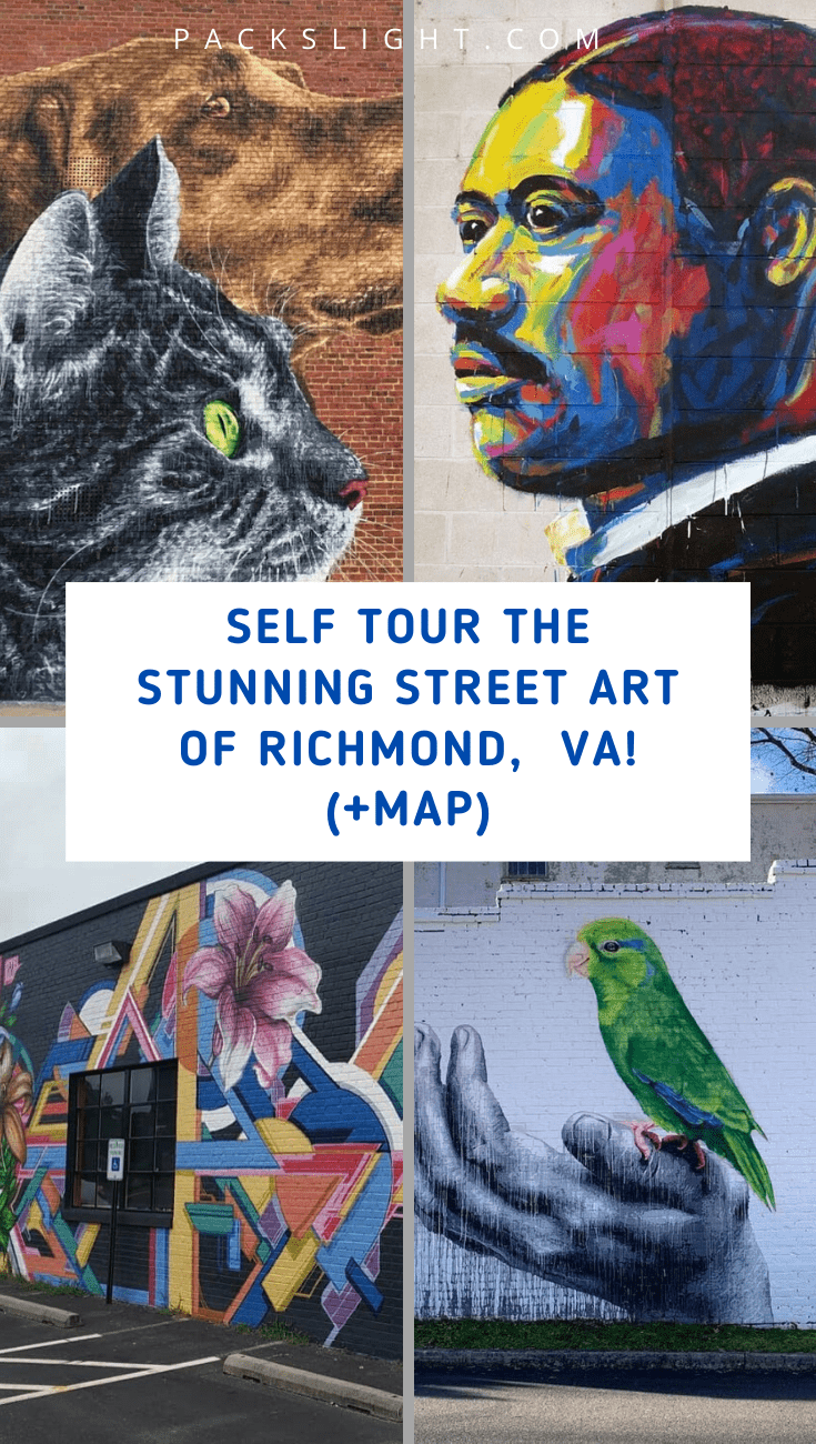 An interactive Google Map to guide you directly to Richmond, Virginia's street art murals, from Carytown to Shockoe Bottom, from Northside to Southside. #richmondva #virginia #tourism #streetart