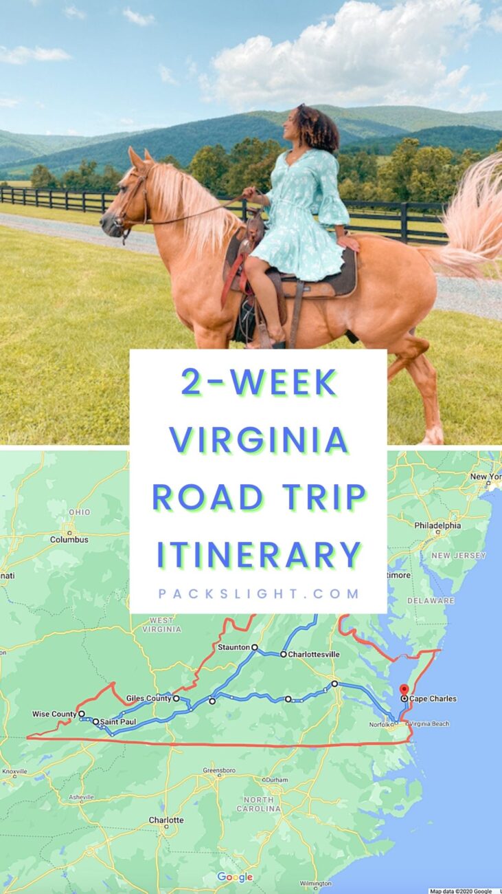 A young person's everything idea guide to an extraordinary 2-week Virginia road trip itinerary through all the far corners of Virginia