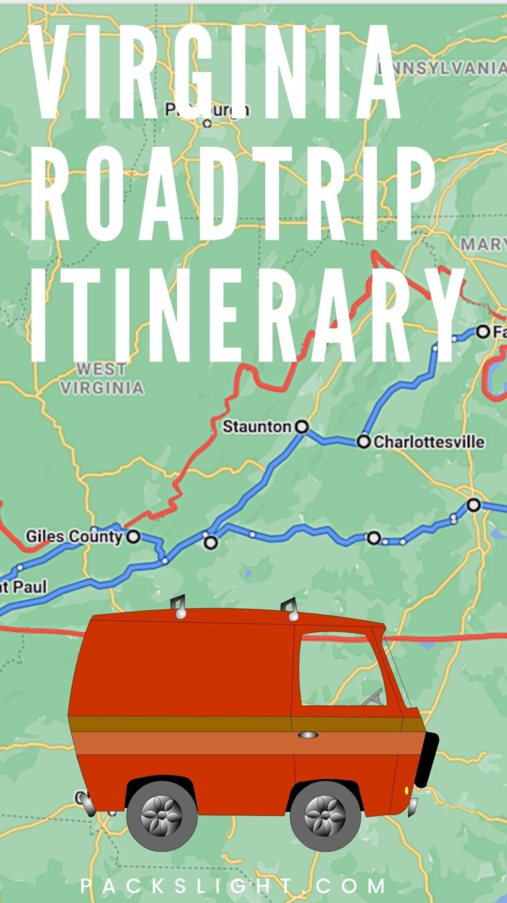 A young person's everything idea guide to an extraordinary 2-week Virginia road trip itinerary through all the far corners of Virginia