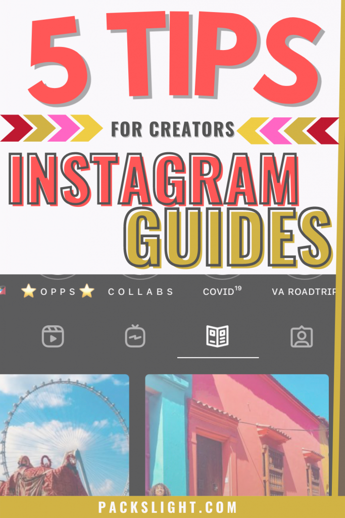 Instagram Guides can be a game-changer for influencers and businesses who want to funnel followers to their websites, and push sales!