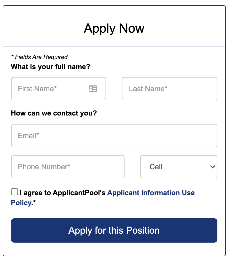 Conservation Corps application