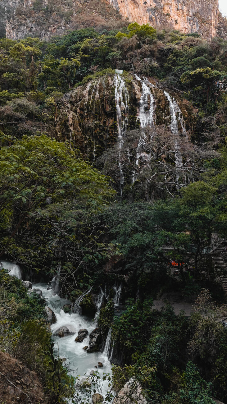 Las Grutas Tolantongo natural waterfalls