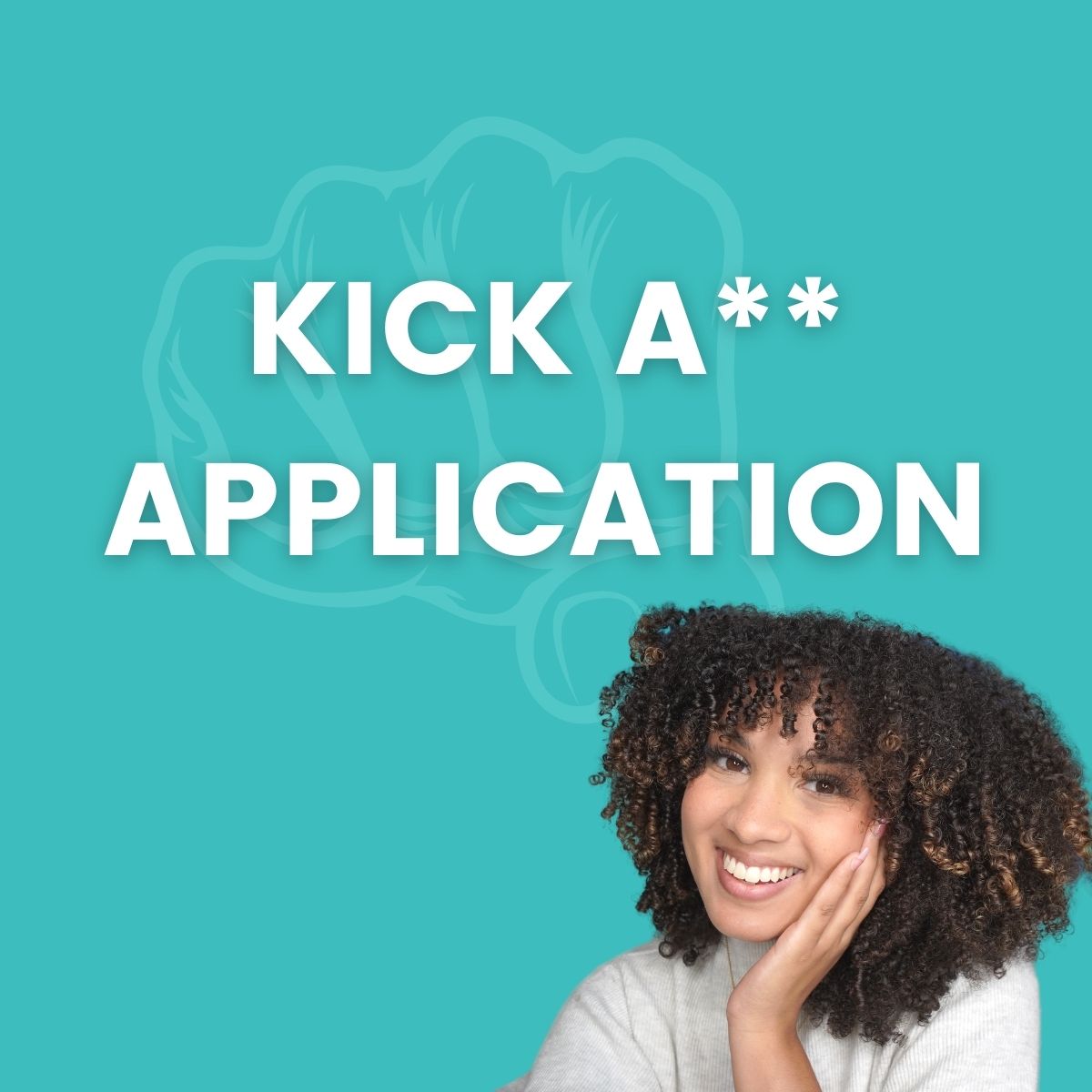 Kick A** Application Online Course - Square Product Logo