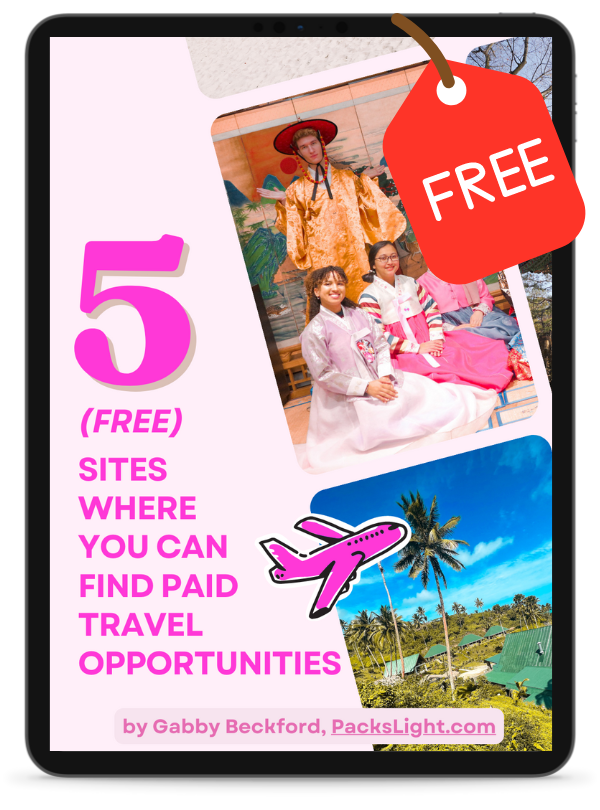 5 FREE Sites to Start Looking for Paid Travel Opportunities